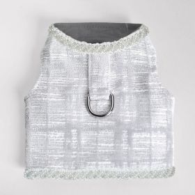 Genevieve Dog Harness (Color: Silver, size: MD)