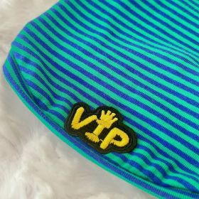 VIP Baby Dog Tee (Color: Striped Green, size: XXS)