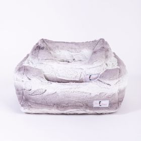 Cashmere Dog Bed (Color: Angora, size: SM)