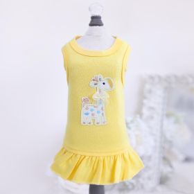 Baby Safari Dress (Color: yellow, size: XS)