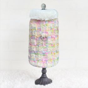 Annabella Dog Coat (Color: Masquerade, size: LG)